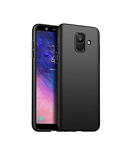PhoneArmour Shockproof Matte Black Mobile Back Cover for Samsung Galaxy J8 – Slim Protective TPU Case with Raised Camera Guard (20226)