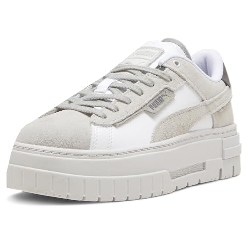 PUMA Womens Mayze Crashed Lace Up Sneakers Shoes Casual - Grey2