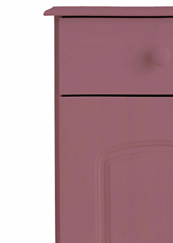 Image of APRODZ Solid Wood Sideboard Cabinet for Living Room | Wooden Storage Cabinet with 3 Drawers & 3 Doors | Kitchen Crockery Cabinet | Drawer Cabinet for Dining Room Bedroom | 161x35x79 cm,Pasadena Rose