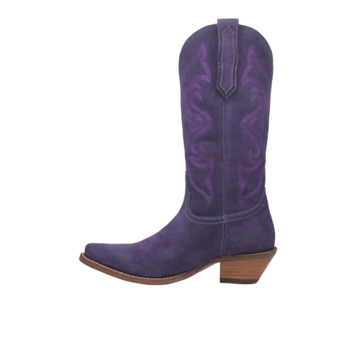Image of Dingo Womens Out West Embroidered Snip Toe Casual Boots Mid Calf Mid Heel 2-3 inch
