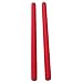 2Pcs Rhythm Sticks Music Lummi Sticks Wood Musical Rhythm Stick Set Wooden Percussion Instrument (Red)