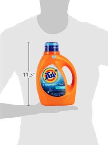 Image of Tide Coldwater Clean High Efficiency Liquid Laundry Detergent, Fresh - 92 oz