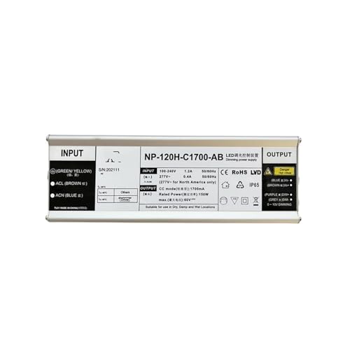 Alimentation LED étanche transformateur commande 0-10V variateur 100W