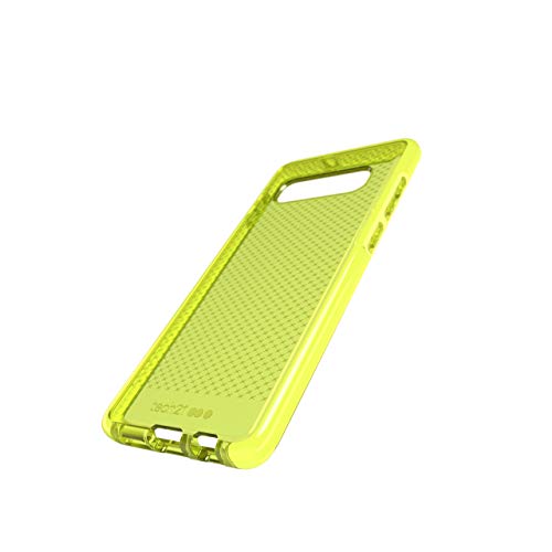 Coque Samsung S10+ tech21 anti-chute FlexShock jaune fluo - 6