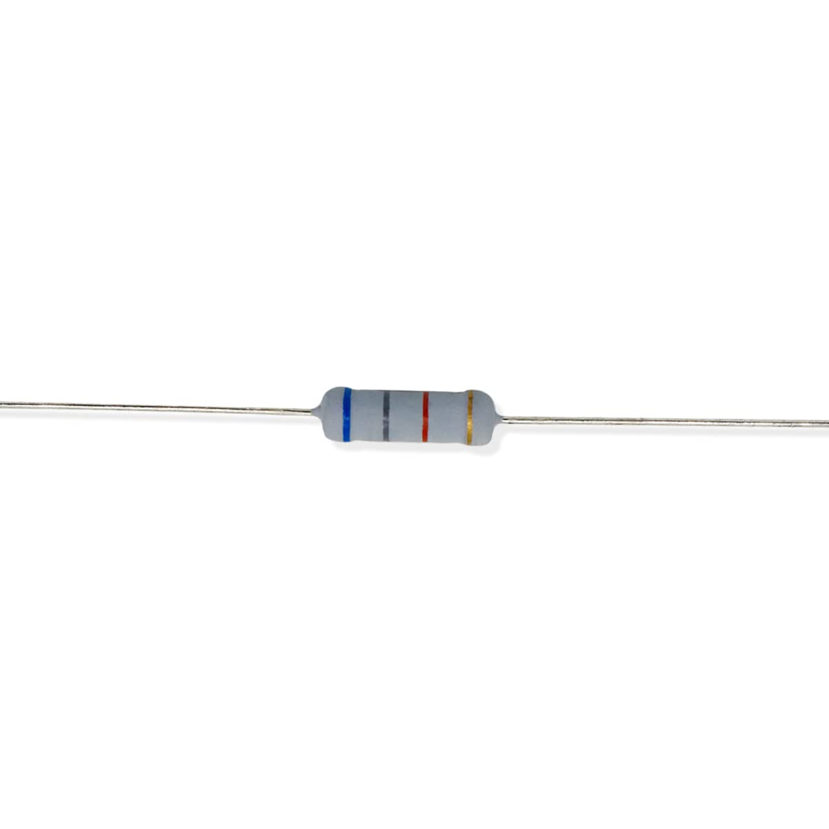 Electronic Spices 100Pcs 6.8K Ohm (Ω) 2watt ±5% Tolerance 6.8K MR Ω ohm MF Through Hole Resistors Axial Lead-picture-29