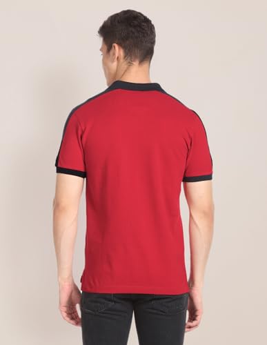 Image of U.S. POLO ASSN. Solid Slim Fit Polo T Shirts for Men - 100% Cotton, Half Sleeve Mens Tshirt