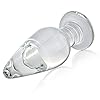 Roluck Konische Glas Analplug Kristall Analdildo Buttplug Analspielzeug für Frauen Männer Masturbation #2