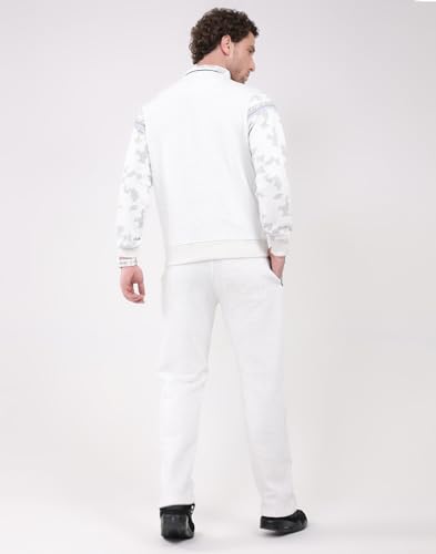 Image of Monte Carlo Men's Regular Fit Collared Neck Full Sleeve Solid Winter Tracksuit | Soft Warm Material | Stylish Sports & Casual Winter Wear for Men (Pack Of 1)