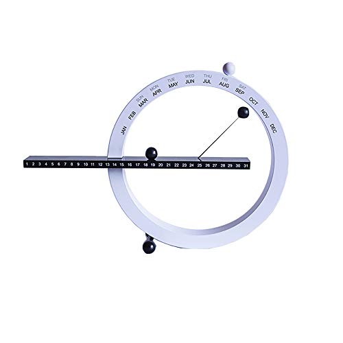Calendrier de Bureau Magique, Décoration Intérieure Pratique Calendrier de Bureau Magique Intéressant Manuel Magnétique Perpétuel Boule Magnétique Ornement de...