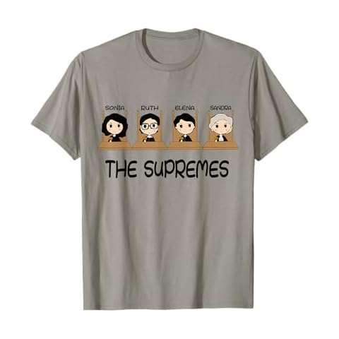 THE SUPREMES Supreme Court Justices RBG cute T-Shirt T-Shirt Cover