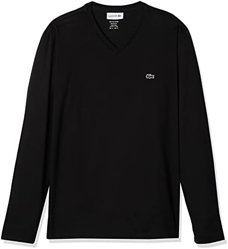 Long Sleeve Jersey Pima V-Neck T-Shirt 