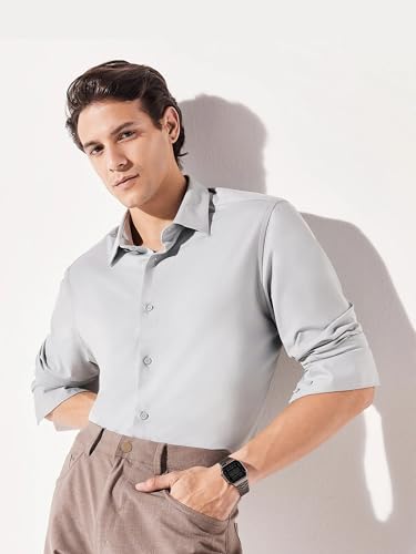 Image of Rare Rabbit Regular fit Plain Shirt