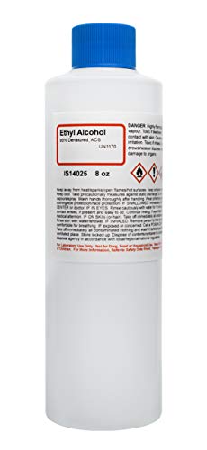 Aldon ACS Reagent Grade 95% Denatured Ethyl Alcohol 8 Ounce - Not for Use on Body or Skin