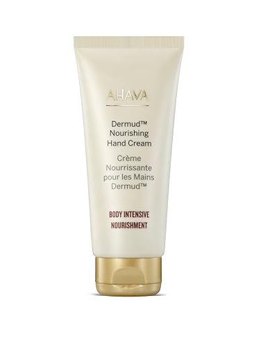 AHAVA Dermud Nourishing Hand Cream - Intensely Hydrates, Soothes, Relieves Dry &...