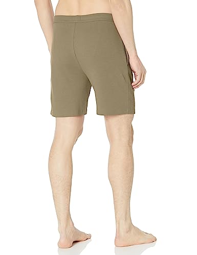 Image of BOSS Men's Waffle Contrast Logo Lounge Shorts