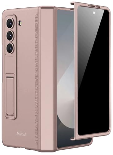 Coque Samsung Z Fold 6 rose avec support pour vidéo