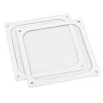 S SIENOC – S SIENOC 2 x 140 * 140mm Weiß Lüfterabdeckung mit Ultra-fein