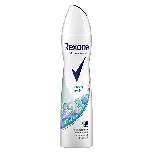Rexona Desodorante Aerosol Antitranspirante para mujer Shower Fresh 200ml - Pack de 6 - Imagen 3