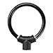 Compact for Bike Lock with 11mm Heavy Duty Steel Cable, Keyless Portable Security for Theft Protection, Weather-Resistant PVC Coated, Compatible with Most Bikes(Black)(for Ring Lock)