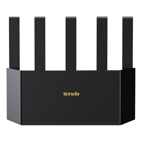 Tenda BE5100 Wi-Fi 7 Router – Dual Band Gigabit Router for Wireless Internet, 1x2.5G + 3x1G Ports,...