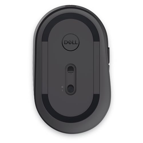 Image of Dell MS7421W Premier Rechargeable Wireless Mouse - Bluetooth 5.0 /2.4GHz Radio Frequency Connectivity, Optical LED Sensor, Mechanical Scroll, 7 Buttons, Programmable, Adjustable DPI - Graphite Black