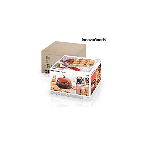 InnovaGoods IG811501 Mini pizzaoven met recept, rood/zwart - Image 5