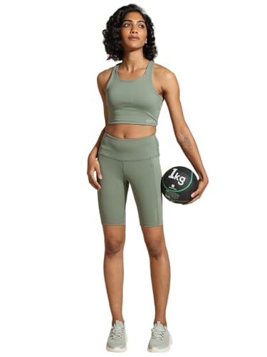 Image of Silvertraq High Impact Action Bra with Clasp Light Sage