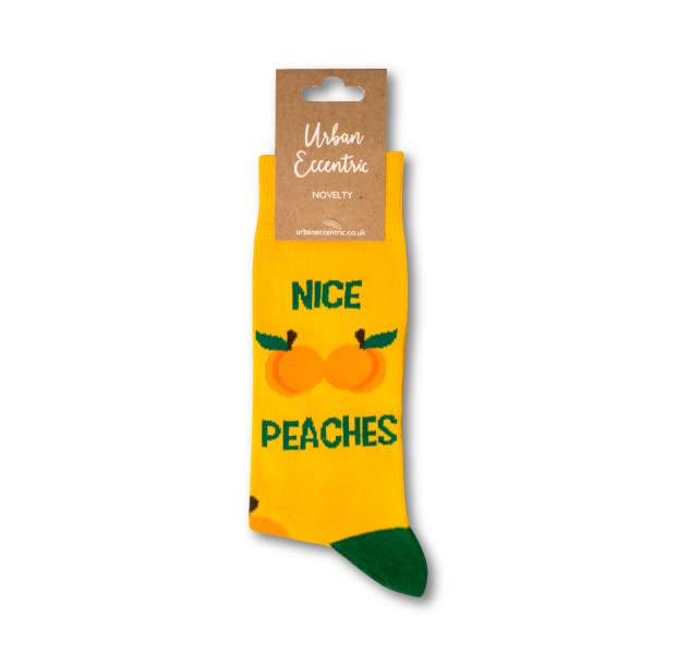 Urban Eccentric Calzini Unisex Con Motivo Volpe E Sakè – 1 Paio, Cotone Di Qualità, Taglia Unica 6-11 UK, Idea Regalo Simpatica - 2