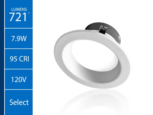 Image of DLR4(v6) 4-inch White Selectable Recessed LED Downlight (12 Pack)