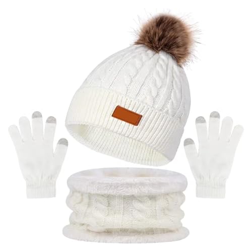 Ensemble bonnet écharpe gants en maille premium pour femme exigeante
