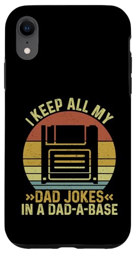 I Keep All My Dad Jokes In A Dad-A-Base �X�}�z�P�[�X iPhone XR �p