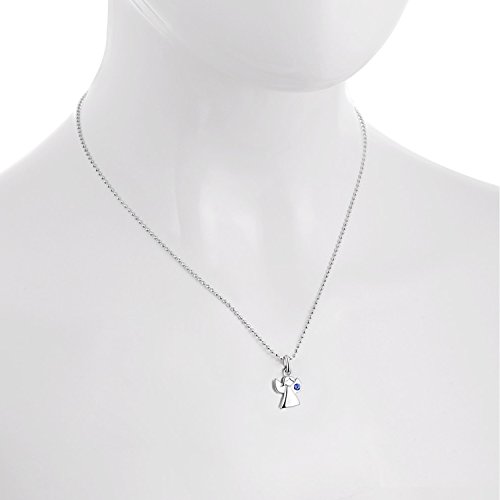 Butterfly Bambine Ragazze argento Collana Argento