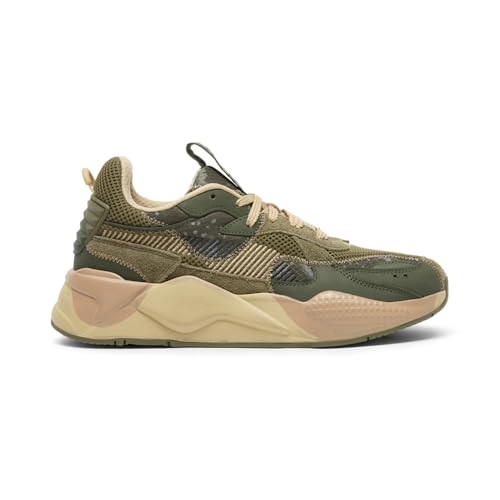 PUMA Mens Rs X Rain Map Camo Lace Up Sneakers Shoes Casual - Green