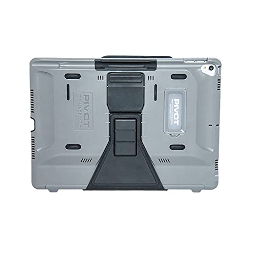 PIVOT 10X Tablet Case - Fits iPad Pro 10.5-in, iPad (9th gen.), iPad (8th gen.), iPad (7th gen.), iPad Air (3rd gen.) - 360 Degree Protection - for Professional Pilots, General Aviation - Gray/Black