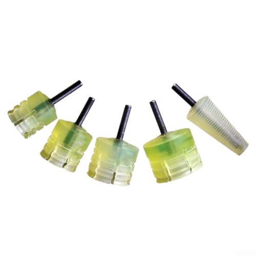 Trurovem Mandrin en silicone pour bague pour polissage en agate jade, outil de fixation conique pour le traitement des bijoux, support sécurisé pour bagues et bracelets, flexible (14-25)