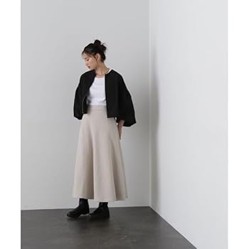 ナチュラルビューティーベイシック ★ バルーンスリーブ ブルゾン ショート丈 F ナチュラルビューティーベイシック ☆ バルーンスリーブ