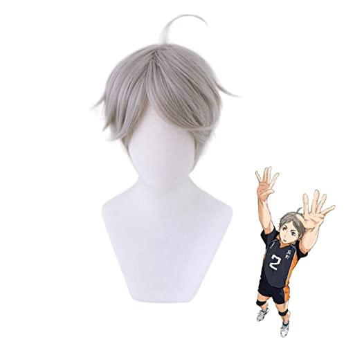 Liamiona sugawara koushi Cosplay Anime Parrucca
