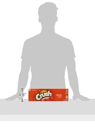Crush Orange Soda, 12 fl oz (pack of 12)
