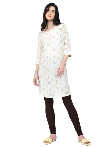 Image of Robinbosky Cotton Churidhar Leggings for Women - Stylish, Stretchable & Flattering Fit for All-Day Comfort