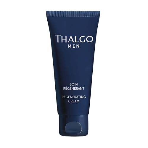 THALGO Men - Crema reafirmante facial reafirmante con agentes marinos, alisado e hidratación intensivo para hombres, 50 ml