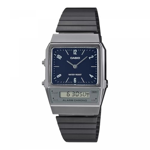 Montre AQ-800EB-2AEF Casio à double affichage ana-digi et cadran bleu