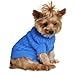 DOGGIE DESIGN Combed Cotton Cable Knit Dog Sweater - Riverside Blue (Medium)