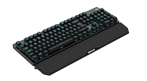 Teclado semimecánico QPAD MK-40 Pro con iluminación integrada y superficie metálica rígida