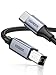 UGREEN USB B to USB C Printer Cable, Type B 2.0 Braided Data Lead for HP/Epson/Canon Printer, Scanner, Compatible with MacBook Pro, iMac, XPS, Acer, ASUS Laptops (2M)