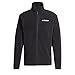 adidas Men's Terrex Multi Full Zip Fleece Jacket, Black, L