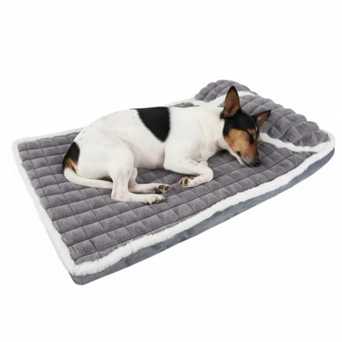 Cama Colchão Ortopédica para Pet Cães Confortável Confort Antiderrapante 75x45cm - Duke & Dixie (Cinza)