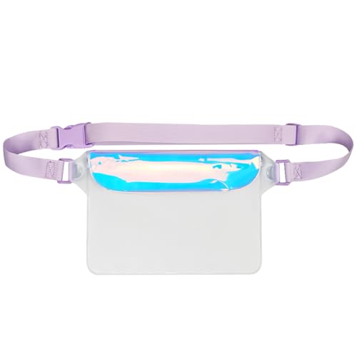 riñonera impermeable - bolsa de teléfono impermeable | Cartera transparente para pasaporte con correa ajustable para deportes acuáticos natación snorkel