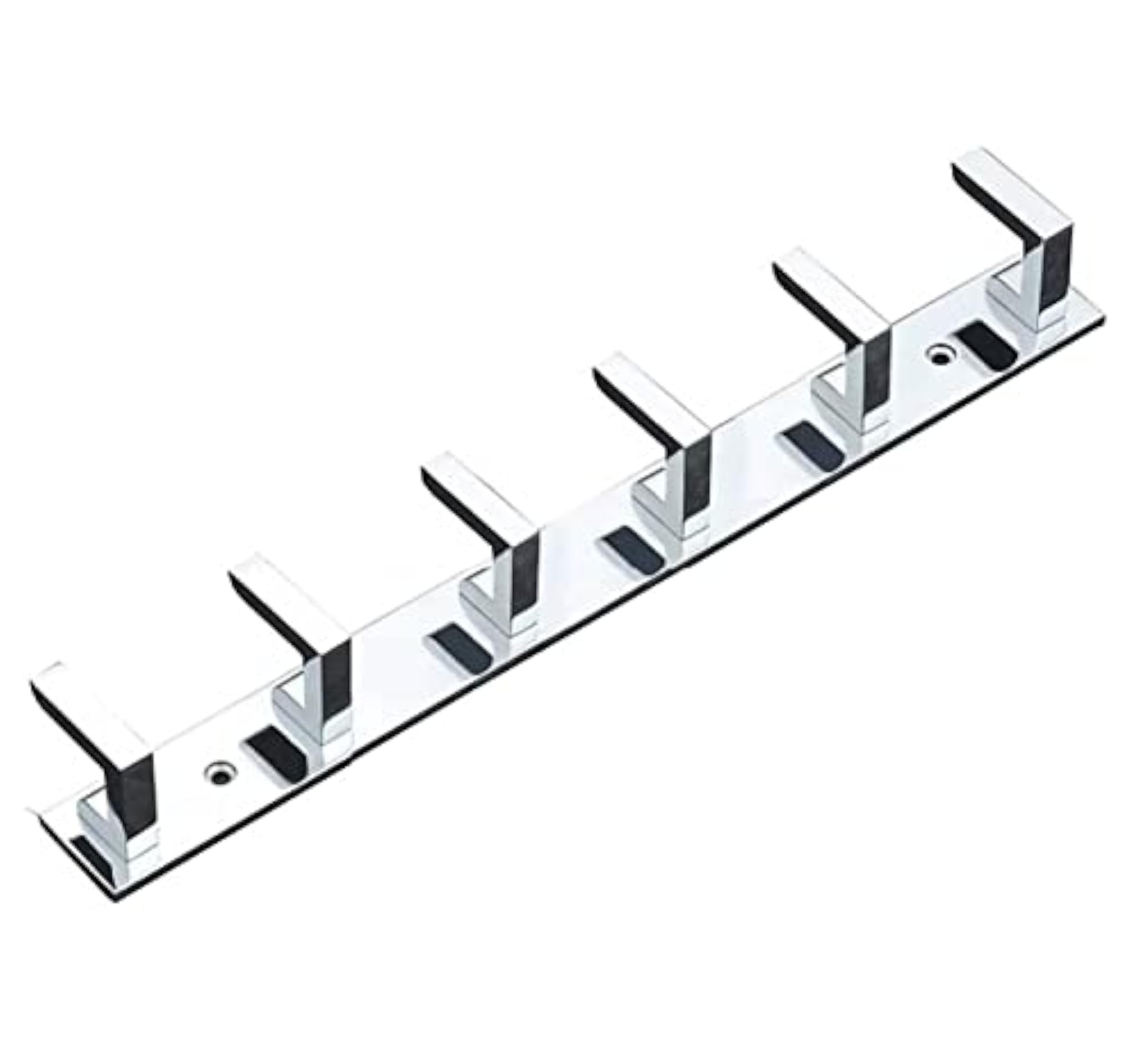 Fizi 6 Pin Bathroom Cloth Hooks, Door Wall Hanger