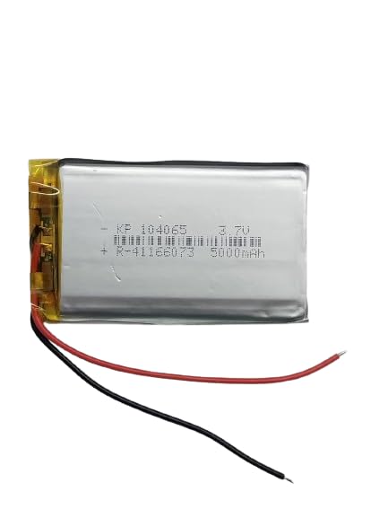 KP Original - 104065 3.7v 5000mAh Rechargeable Battery for Power Bank DVD, Tablet, MP3 Player, GPS, Instruments and DIY 5000 mah