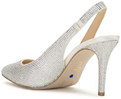 Jessica Simpson Women's Arerra Slingback Pump, White, 12 | Image 5